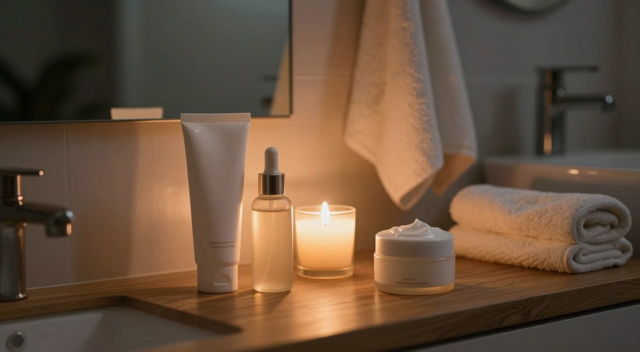 Skincare Noturno Simples Para Pele Cansada